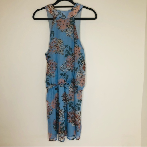 Line + Dot Floral Print Dress - Picture 3 of 5